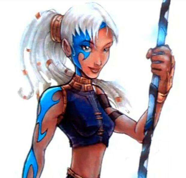 La protagonista era, obviamente, una chica con una vara.