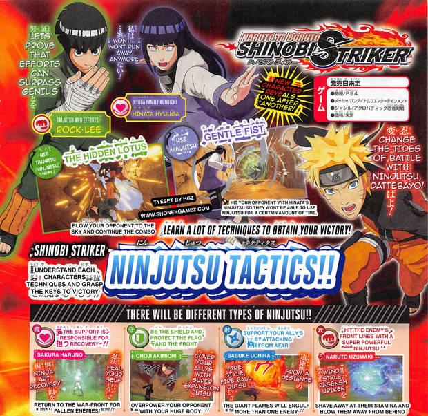 Naruto to Boruto: Shinobi Striker confirma a Rock Lee y Hinata Imagen 2