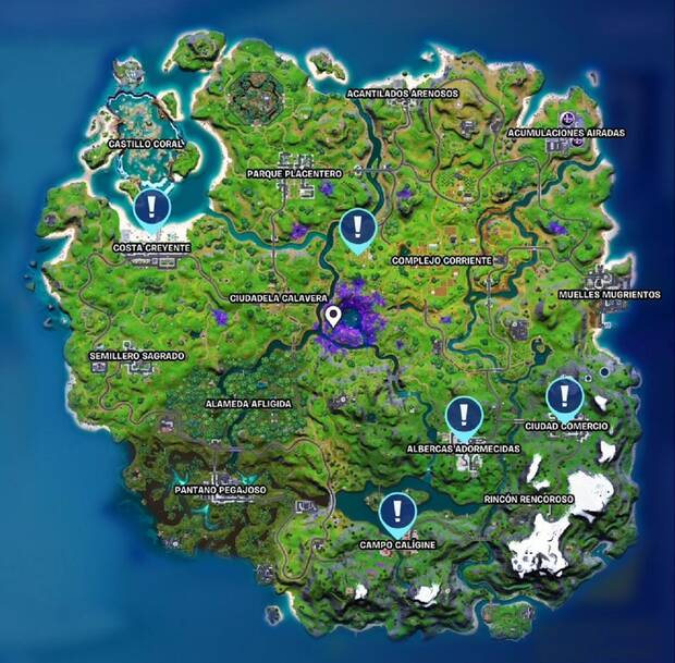 Fortnite Battle Royale - Interactúa con carteles del Rift Tour