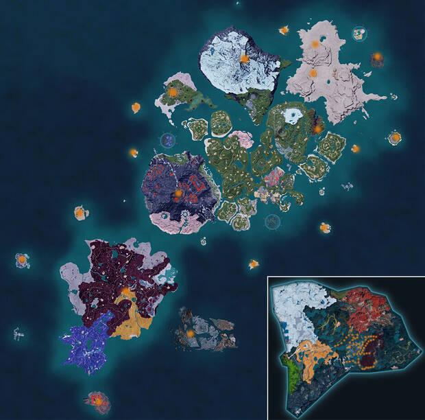 Palworld - Mapa con la localizaci�n del Pal Dupin