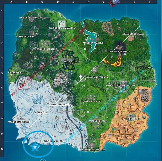 Fortnite - Fortbyte 26: localización del Fortbyte