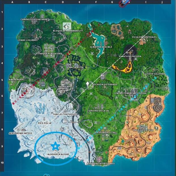 Fortnite - Fortbyte 68: zona del fortbyte