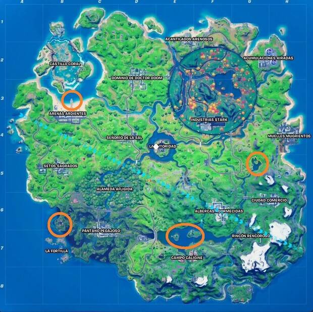 Fortnite Battle Royale - Consume un pez legendario: dónde encontrar cañas de pesca
