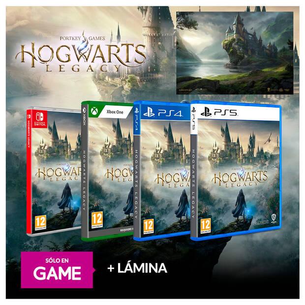 Hogwarts Legacy lmina exclusiva de regalo gratis por reserva en GAME