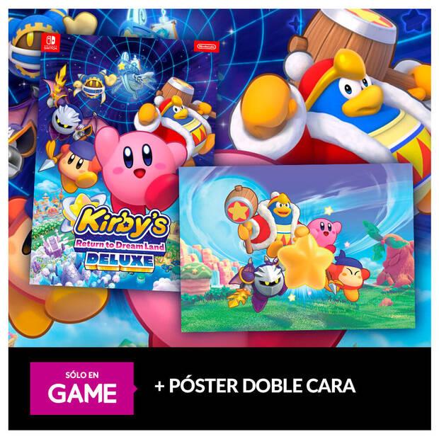 Kirby's Return to Dream Land Deluxe reserva en GAME y llvate gratis de regalo pster a doble cara exclusivo