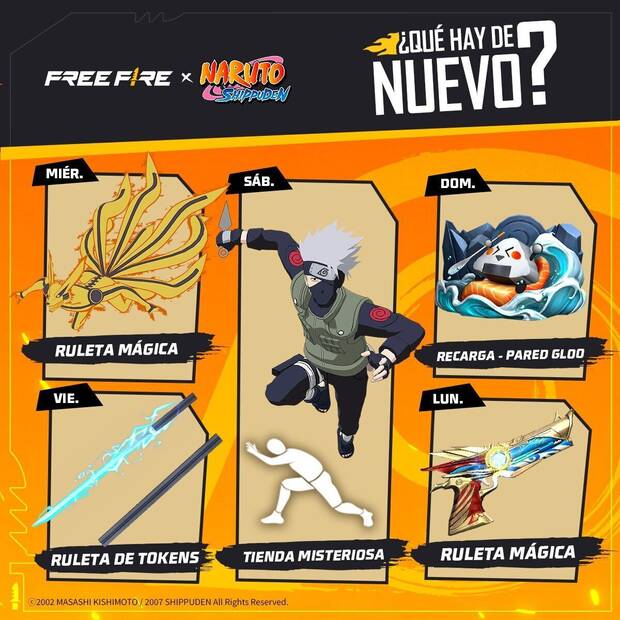 Nueva agenda semanal de Free Fire MAX del 22 al 28 de enero de 2025