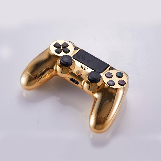 Un DualShock 4 de oro y con diamantes incrustados cuesta 14.000 dlares Imagen 3