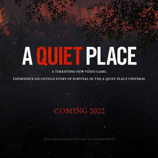 Imagen promocional del juego de A Quiet Place.