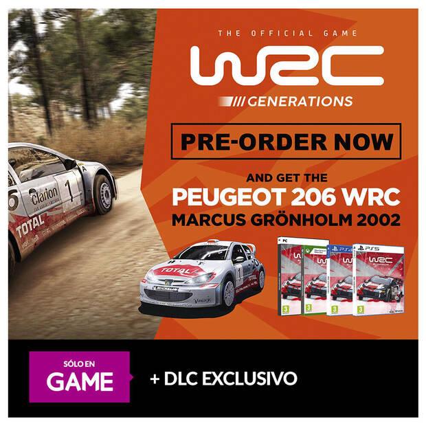 WRC Generations con DLC exclusivo por la reserva en GAME