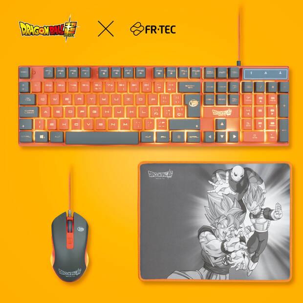 Pack de perifricos PC Gaming de Dragon Ball.