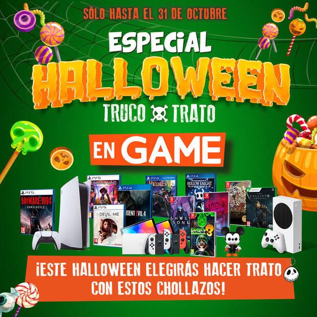 Ofertas GAME Halloween 2023 descuentos en juegos, packs de consola y ms