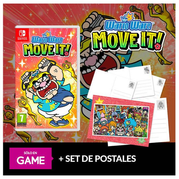 WarioWare: Move It! resrvalo en GAME con set de postales exclusivas del juego