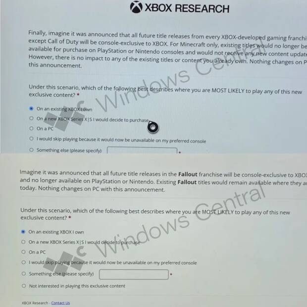 XBOX pregunta por los exclusivos