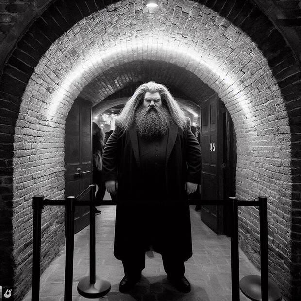 Hagrid en una rave segn la IA