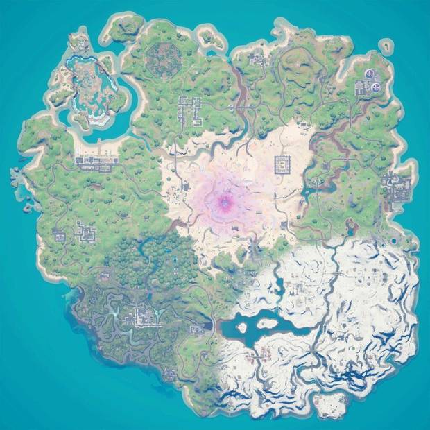 Fortnite - Nuevo mapa nevado parche 15.10