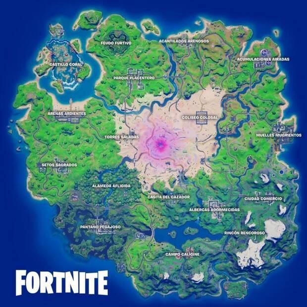 Todos los cambios del mapa en Fortnite Temporada 5