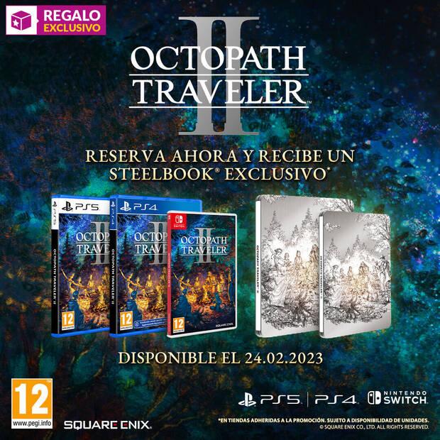 Octopath Traveler 2 regalo en GAME por reserva caja metlica exclusiva