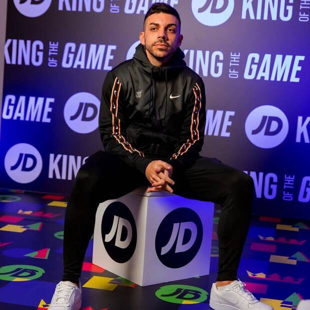 DjMaRiiO en la presentación de la tienda online de ropa deportiva JD Sports.