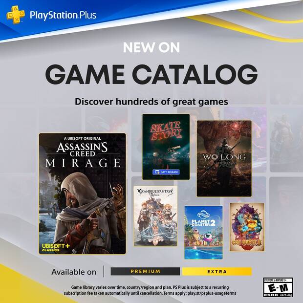 PS Plus Extra y Premium diciembre 2025