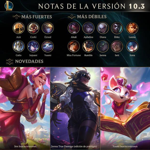 League of Legends - novedades versin 10.3