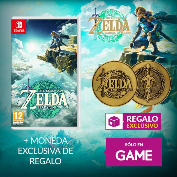 The Legend of Zelda: Tears of the Kingdom reserva en GAME con moneda exclusiva regalo conmemorativo