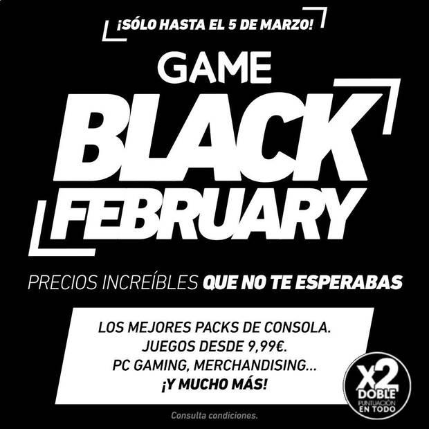 Ofertas GAME Black February 2023 en consolas, PC, merchandising y ms