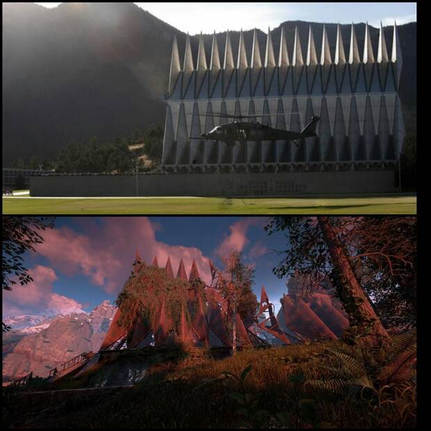 Comparan los escenarios de Horizon: Zero Dawn con sus equivalentes reales Imagen 3