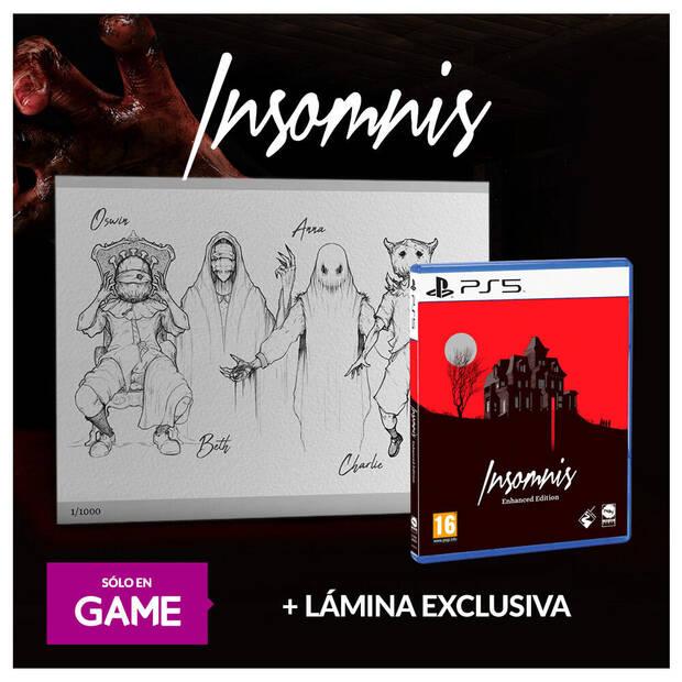 Reserva Insomnis para PS5 en GAME y llvate una lmina gratis