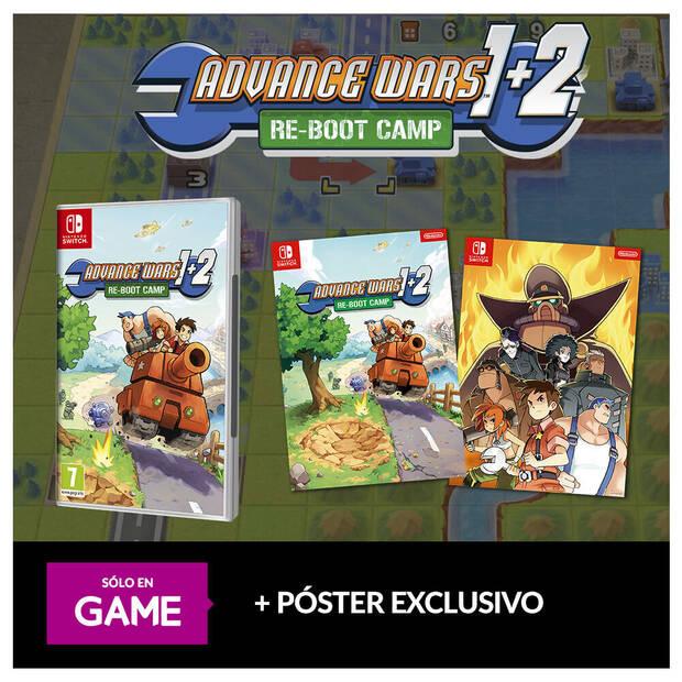 Reserva Advance Wars 1+2: Re-Boot Camp en GAME con pster a doble cara