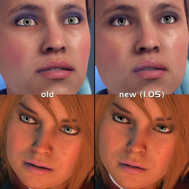 As mejoran los ojos de los protagonistas de Mass Effect: Andromeda Imagen 2