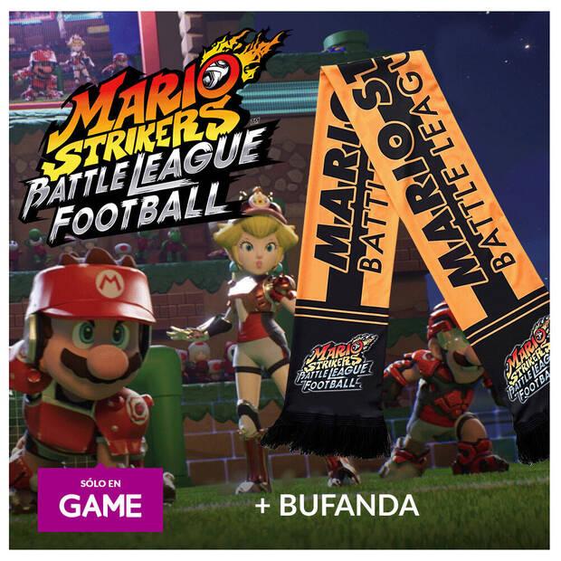 Reserva Mario Strikers: Battle League Football en GAME con bufanda de regalo