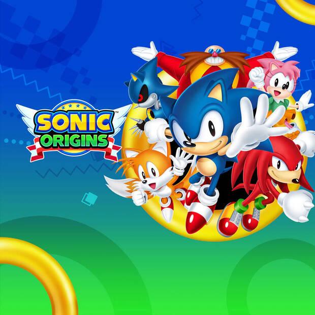 Ilustracin de portada filtrada de Sonic Origins.