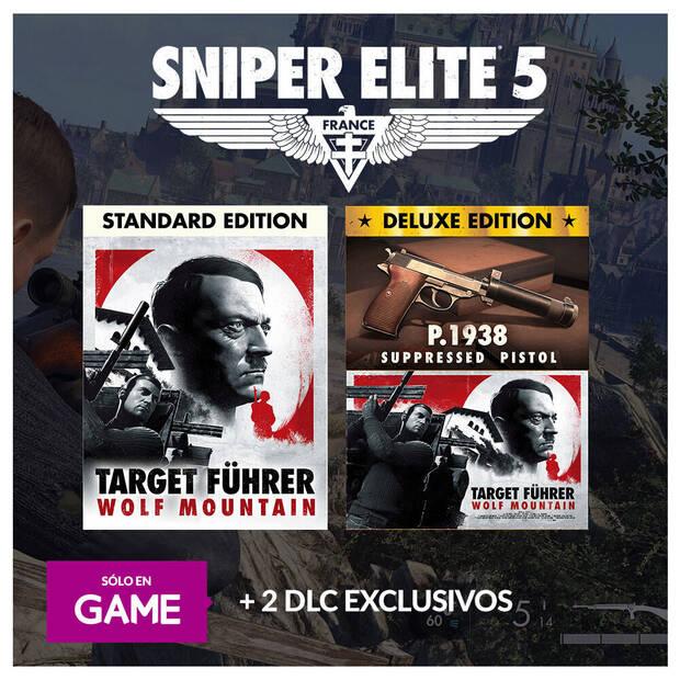 Reserva Sniper Elite 5 en GAME con extras