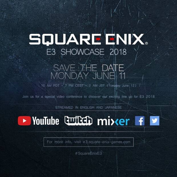 La conferencia del E3 de Square Enix se celebrar el 11 de junio Imagen 2