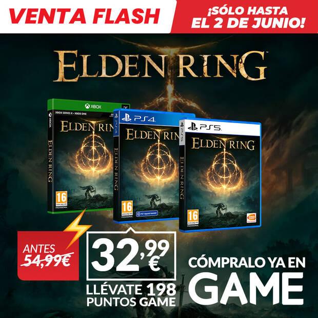 Elden Ring oferta GAME por tiempo limitado 33 euros no te lo pierdas