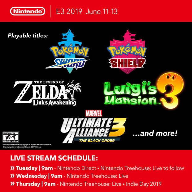 E3 2019: Nintendo confirma sus juegos que se podrn probar en la feria Imagen 2