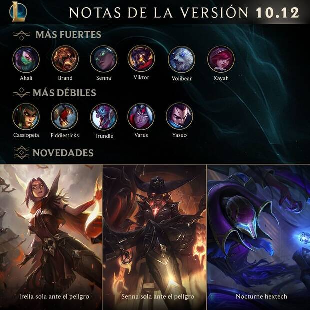 LoL: Versin 10.12 todos los detalles