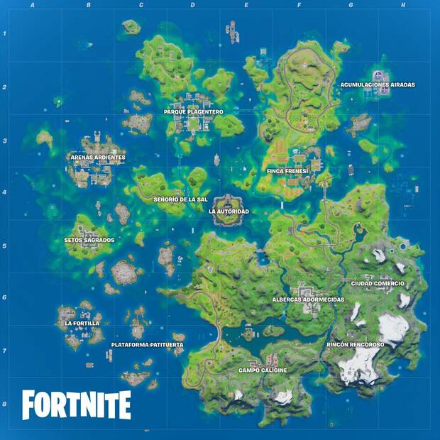 Fortnite - Nuevo mapa temporada 3