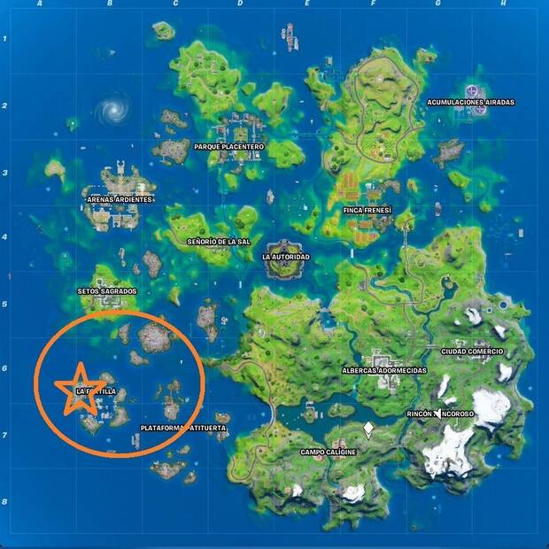 Fortnite Battle Royale - Asesta disparos a la cabeza a secuaces en La Fortilla
