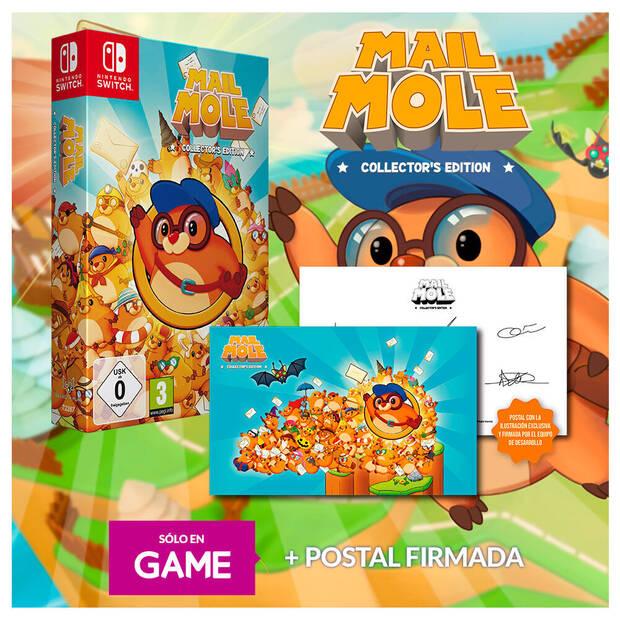 Mail Mole Collector's Edition en GAME con postal doble cara de regalo
