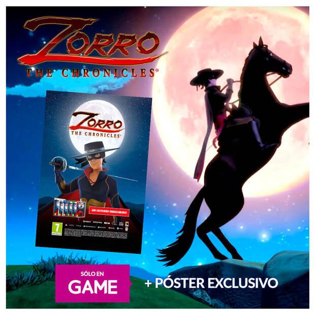 El Zorro Chronicles resérvalo en GAME y llévate un póster de regalo