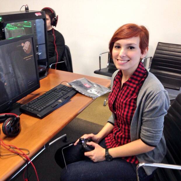 Smirnova en uno de sus primeros trabajos.