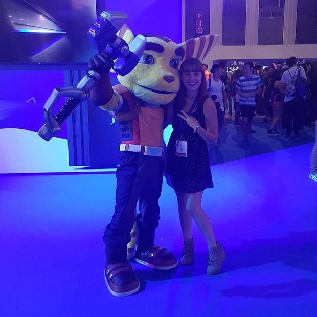 Hika en la Barcelona Games World de 2016.