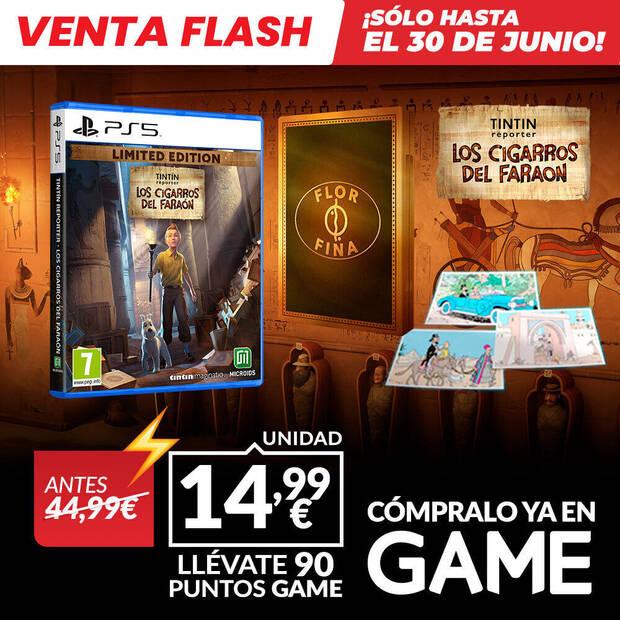 Oferta Flash GAME de TINTN REPORTERO: LOS CIGARROS DEL FARAN por 14,99 euros