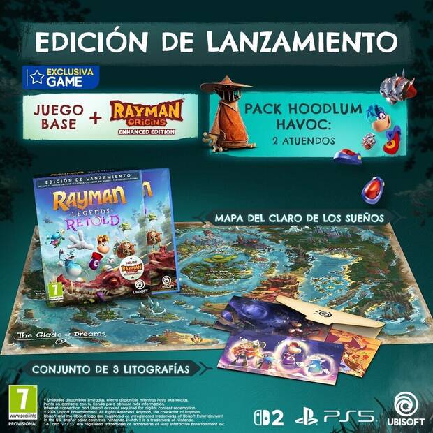 Ya puedes reservar Rayman Legends Retold en GAME