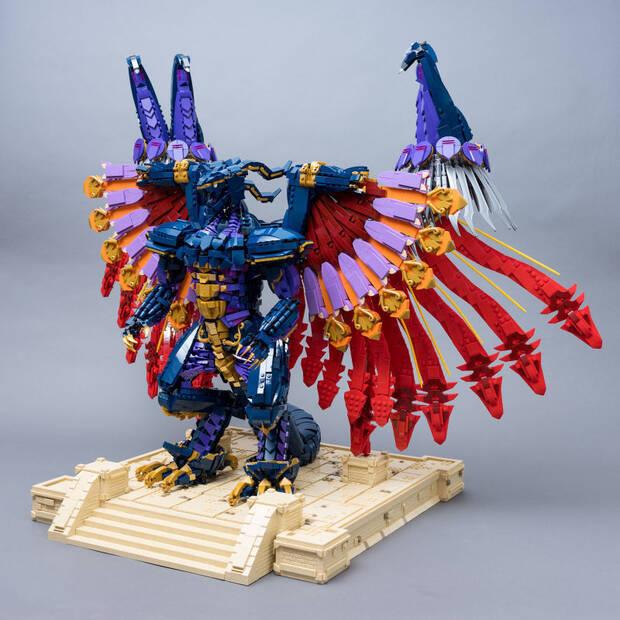 Construyen el Bahamut de Final Fantasy con 10.000 piezas de LEGO Imagen 4