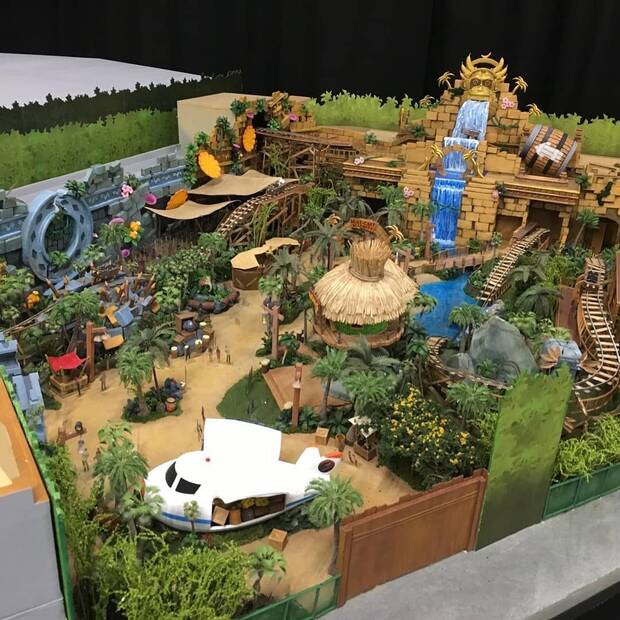 Se filtran imgenes de la maqueta del parque Super Nintendo World Imagen 3