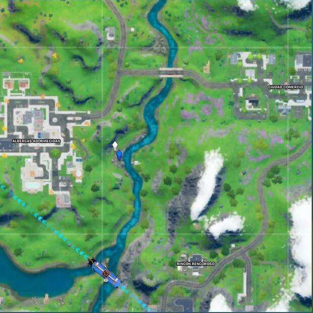 Fortnite Battle Royale - Ubicación de Reposo Rápido