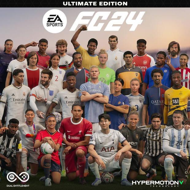 Portada de EA Sports FC 24 Ultimate Edition.