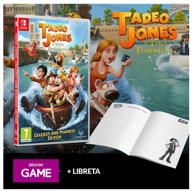 Reserva Tadeo Jones 3. La Tabla Esmeralda en GAME con libreta de regalo